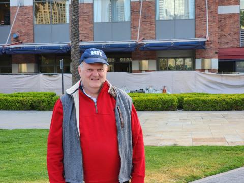 Lars Toomre in San Diego for a May 2023 American Banker conference