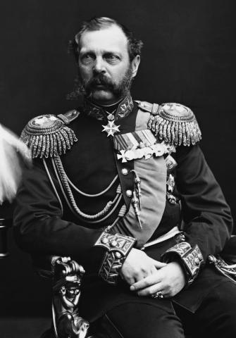 Russian Czar Alexander II before his 1881 murder in St. Petersburg